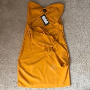 NastyGal front-tie keyhole dress